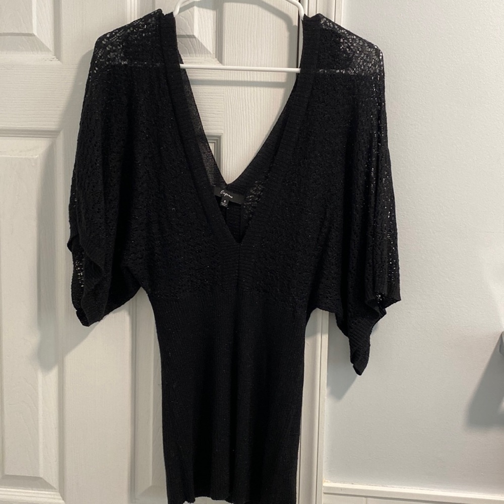 Express black with a little bit of sparkle going through it